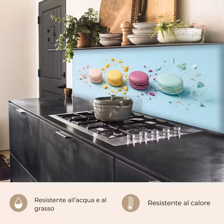 Schienale cucina - Macaron - Colorati - Pastello — 5