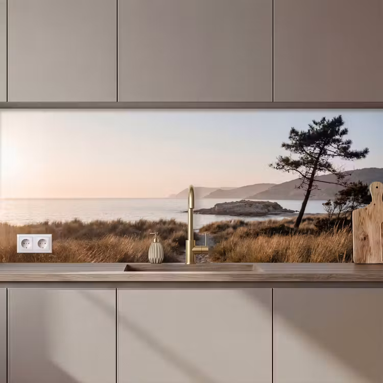 Schienale cucina - Paesaggio - Costa - Dune — 1
