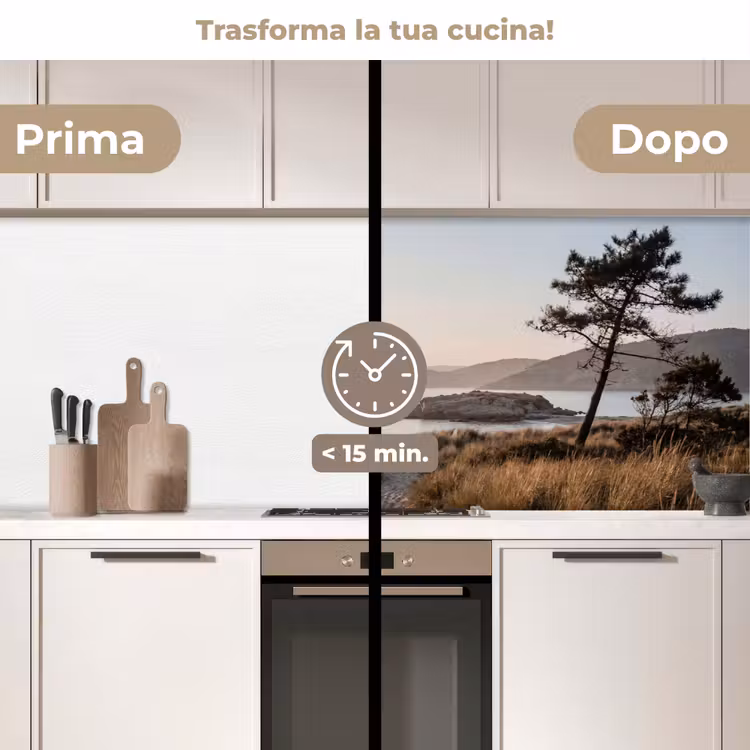 Schienale cucina - Paesaggio - Costa - Dune — 3