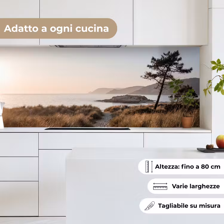 Schienale cucina - Paesaggio - Costa - Dune — 7