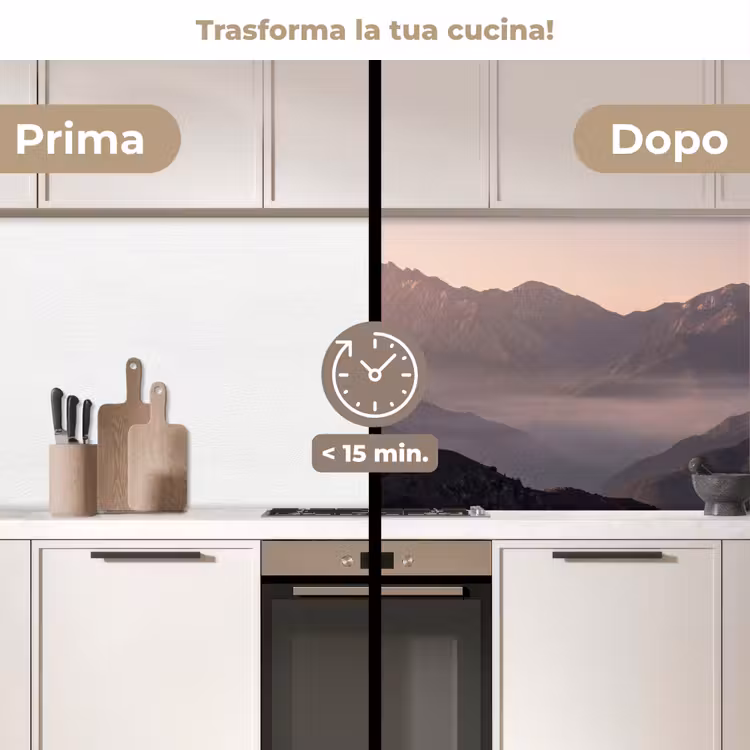Schienale cucina - Panorama - Paesaggio - Montagne — 3