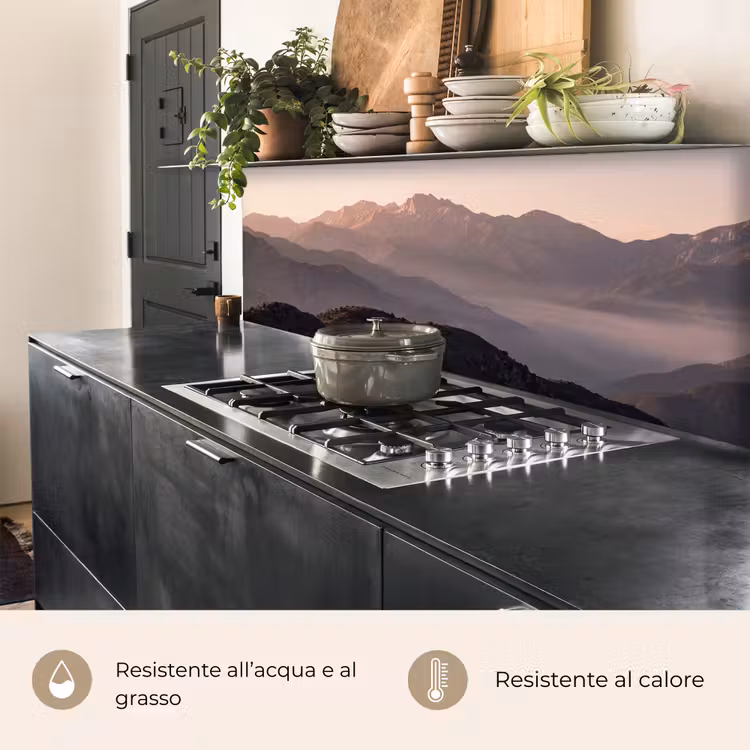 Schienale cucina - Panorama - Paesaggio - Montagne — 5