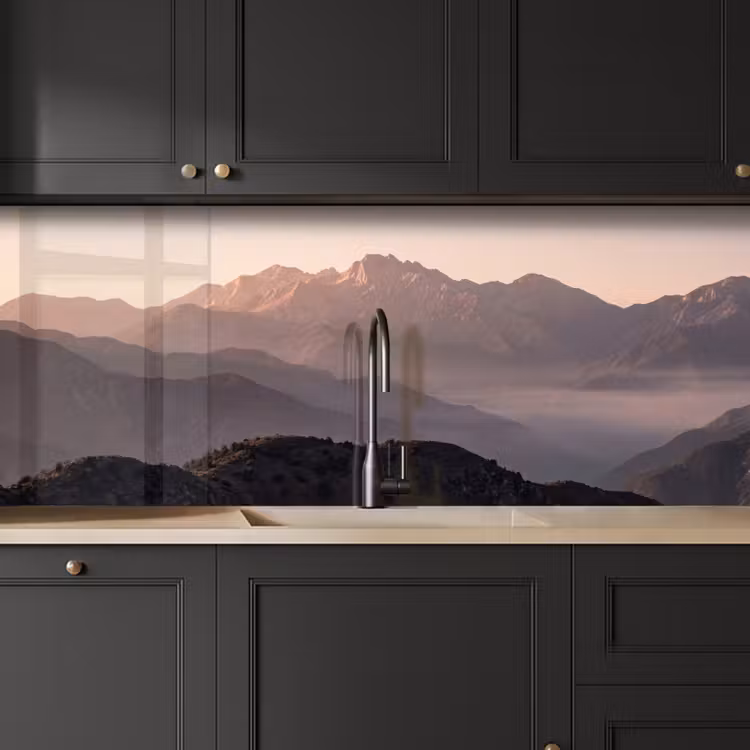 Schienale cucina - Panorama - Paesaggio - Montagne — 6