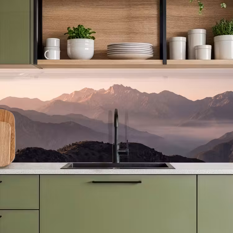 Schienale cucina - Panorama - Paesaggio - Montagne — 8