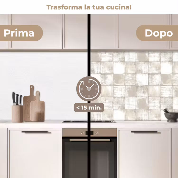 Schienale cucina - Piastrella - Motivo - Intemperie — 3