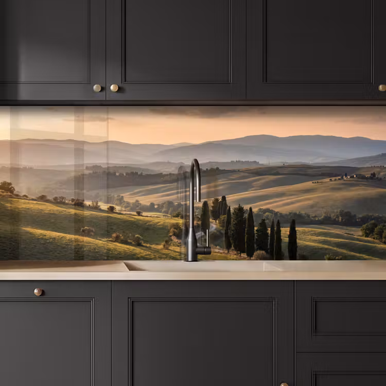 Schienale cucina - Toscana - Paesaggio - Colline — 6