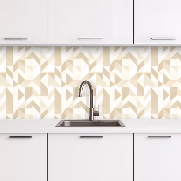 Schienale cucina - Moderno - Astratto - Beige — 4