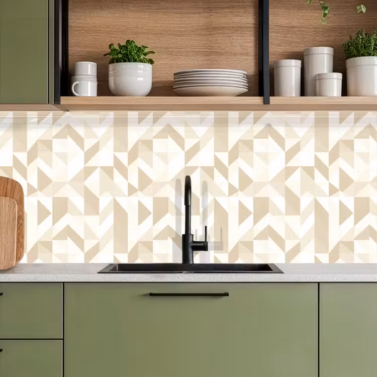 Schienale cucina - Moderno - Astratto - Beige — 8
