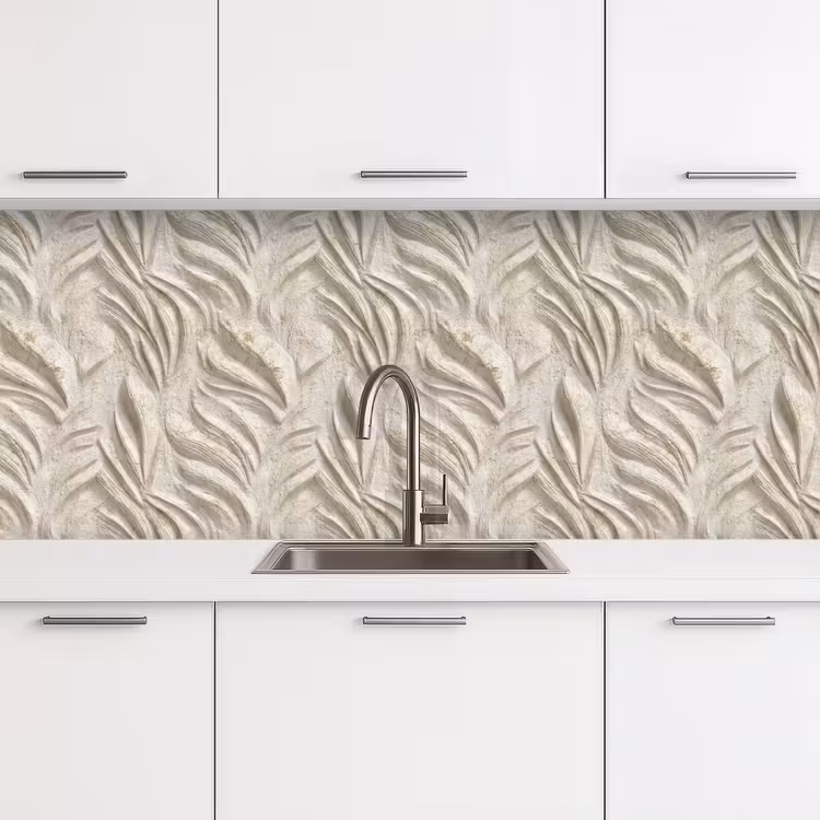 Schienale cucina - Struttura - Rilievo - Beige — 4