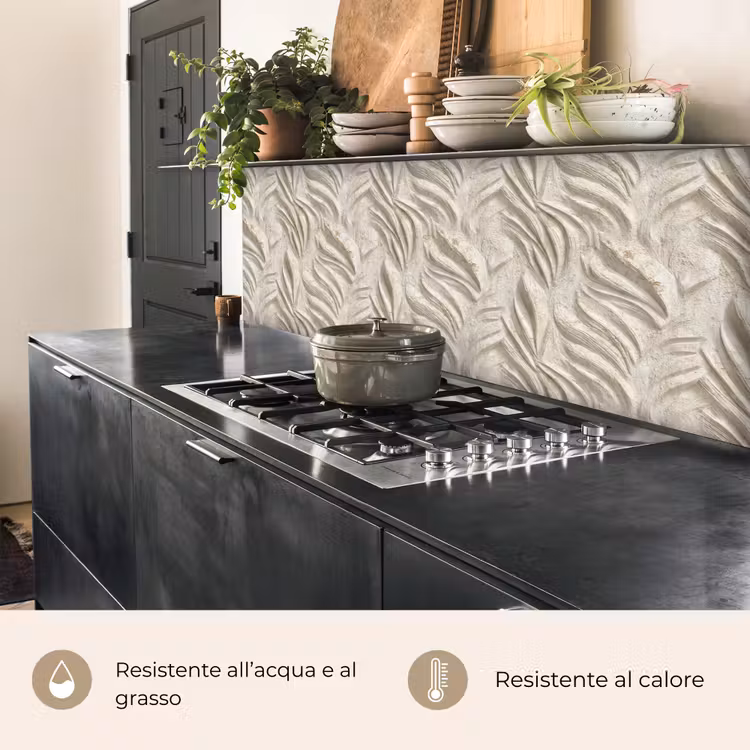 Schienale cucina - Struttura - Rilievo - Beige — 5