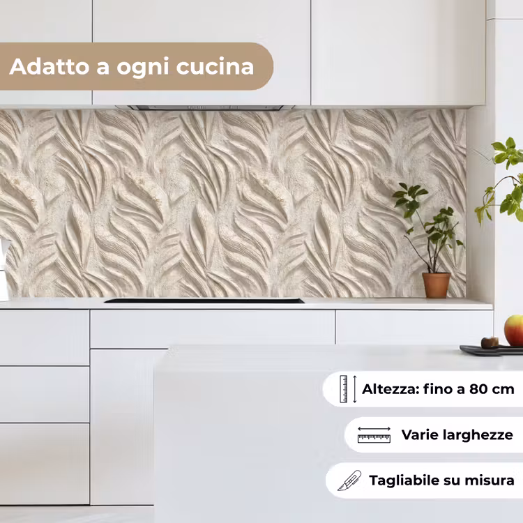 Schienale cucina - Struttura - Rilievo - Beige — 7