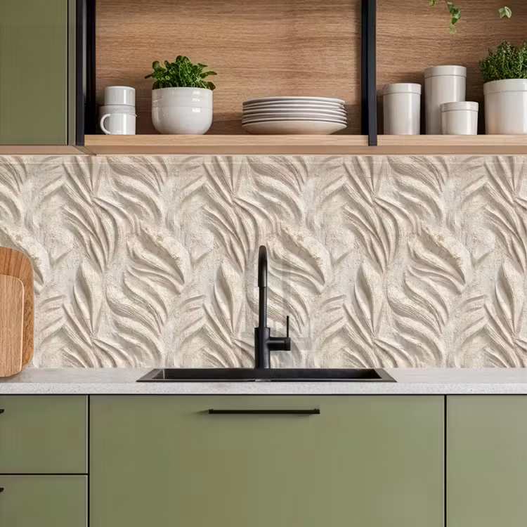 Schienale cucina - Struttura - Rilievo - Beige — 8