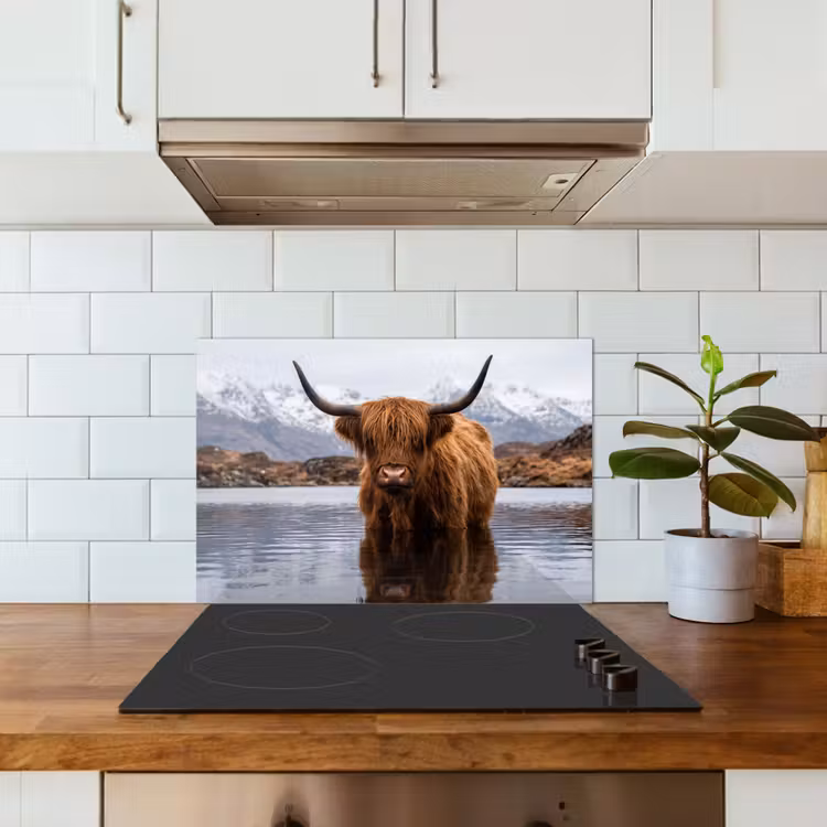 Paraschizzi cucina - Highlander scozzese - Marrone - Acqua — 3