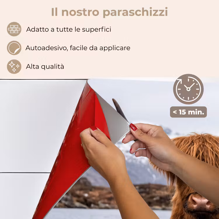 Paraschizzi cucina - Highlander scozzese - Marrone - Acqua — 4