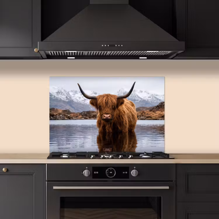 Paraschizzi cucina - Highlander scozzese - Marrone - Acqua — 5