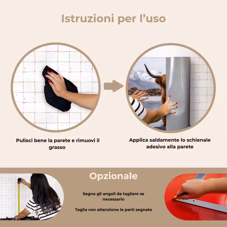 Paraschizzi cucina - Highlander scozzese - Marrone - Acqua — 6