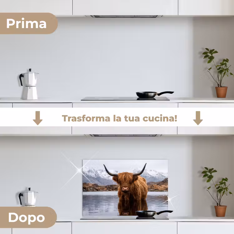 Paraschizzi cucina - Highlander scozzese - Marrone - Acqua — 7