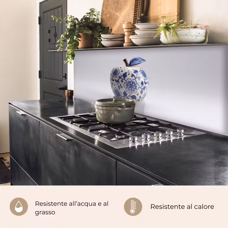 Schienale cucina - Mela - Blu - Classico — 5