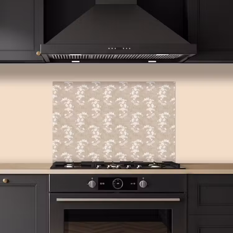 Paraschizzi cucina - Motivo - Beige - Lino — 5