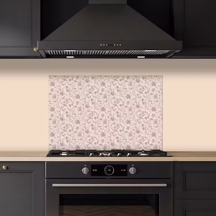 Paraschizzi cucina - Motivo - Fiori - Viola — 5