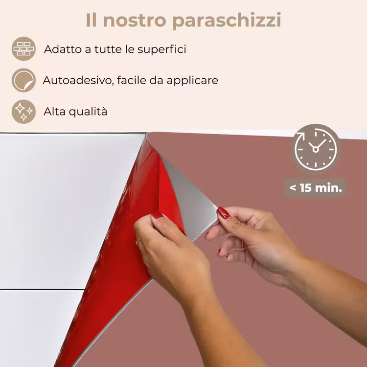Paraschizzi cucina - Terracotta - Modelli - Rosa — 4