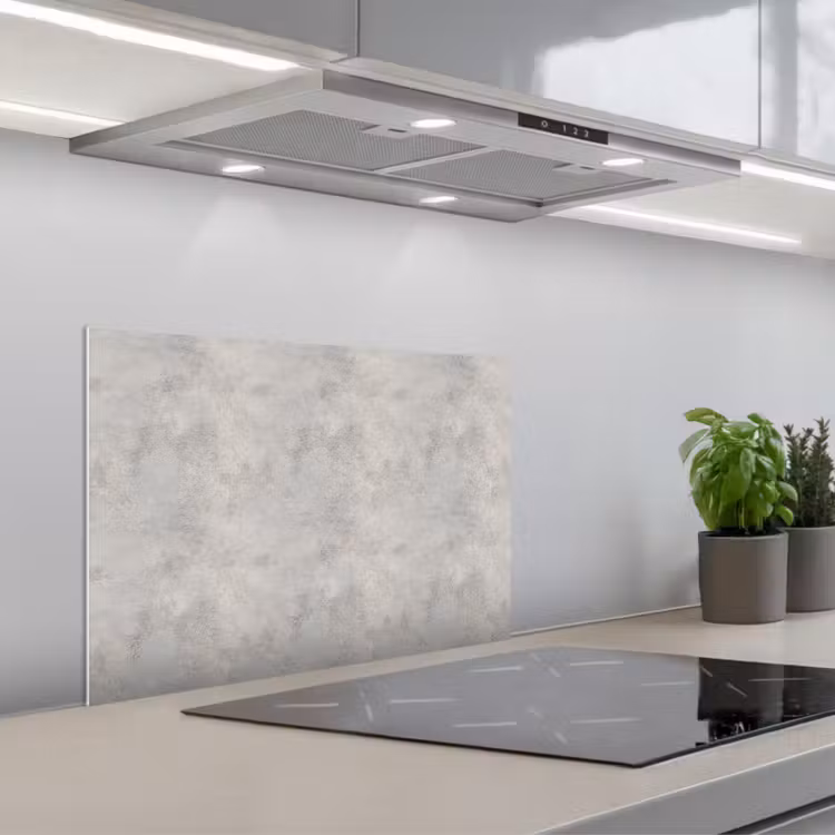Paraschizzi cucina - Grigio - Calcestruzzo - Industriale — 1