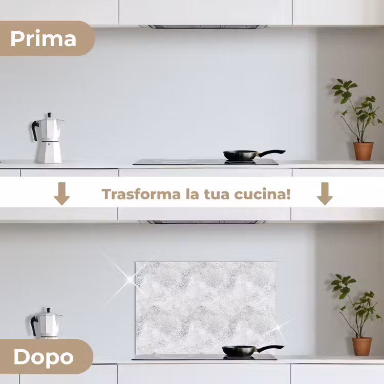 Paraschizzi cucina - Grigio chiaro - Ruvido - Sottile — 7