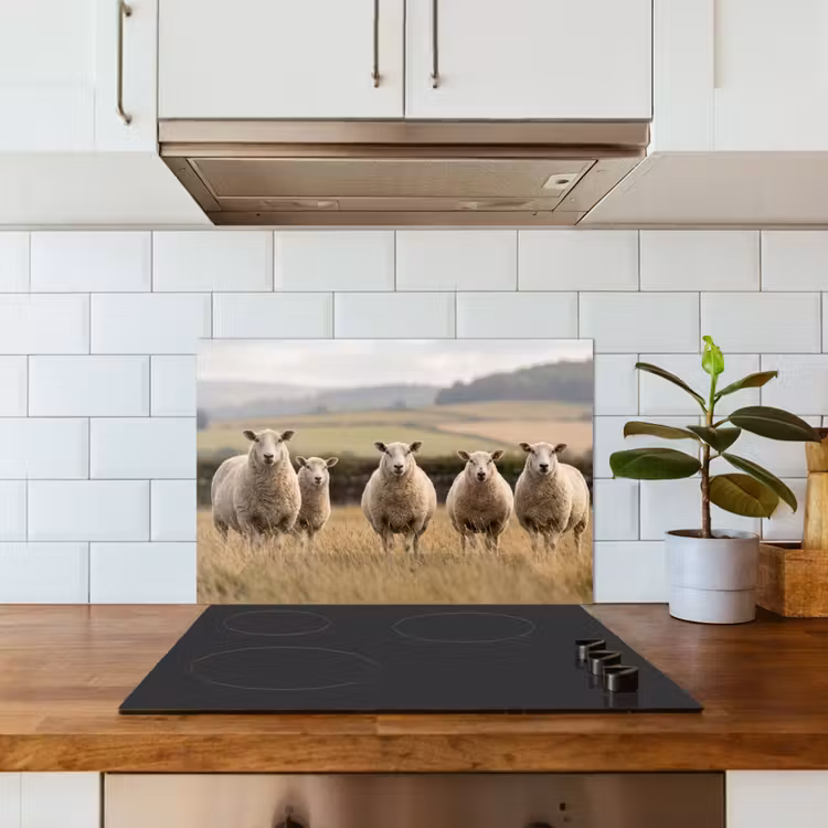 Paraschizzi cucina - Pecore - Paesaggio di pascolo - Colline — 3