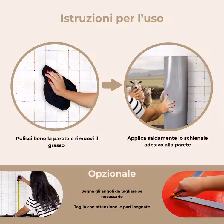 Paraschizzi cucina - Pecore - Paesaggio di pascolo - Colline — 6