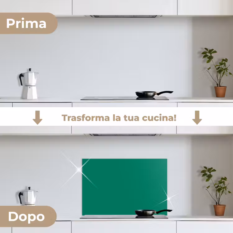 Paraschizzi cucina - Verde - Foresta - Colori — 7
