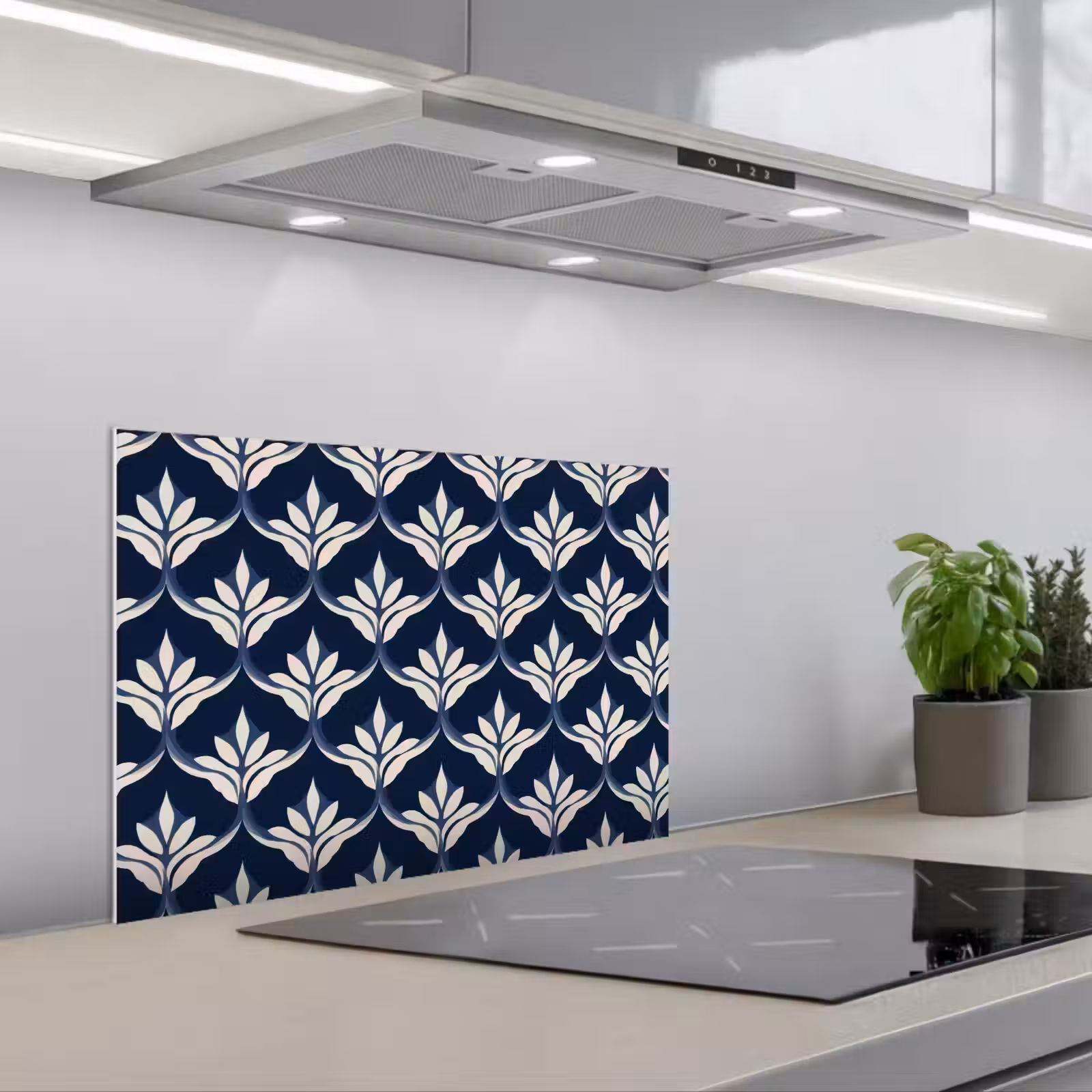 Paraschizzi cucina - Moderno - Design - Blu — 1