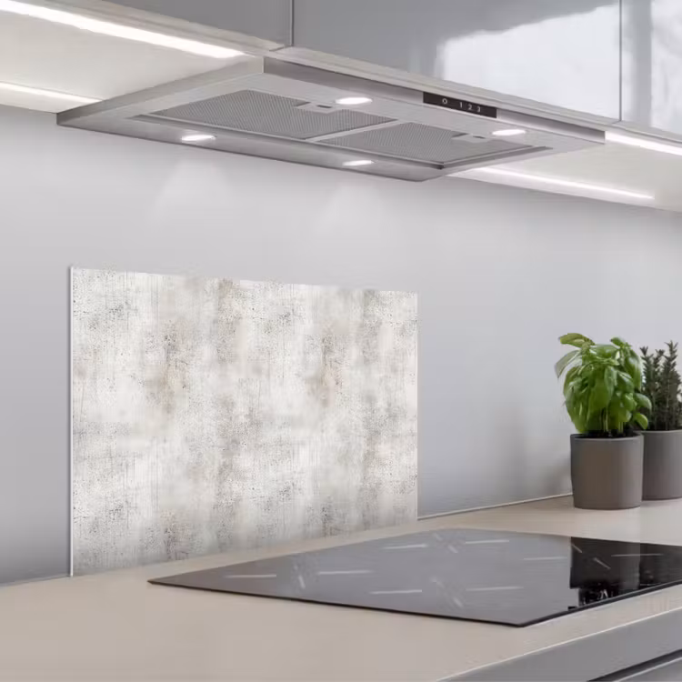 Paraschizzi cucina - Grigio - Cemento - Intemperie — 1