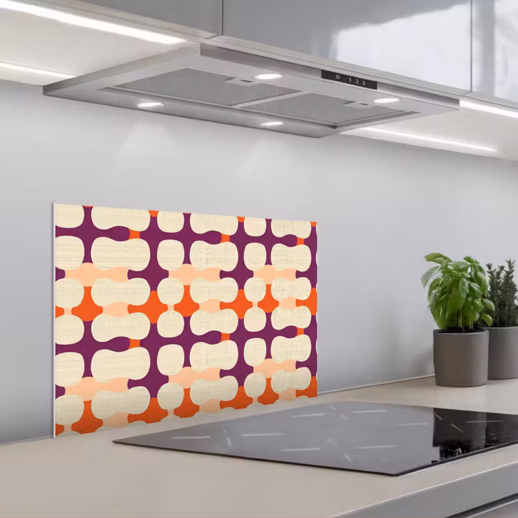 Paraschizzi cucina - Moderno - A fantasia - Colorato — 1
