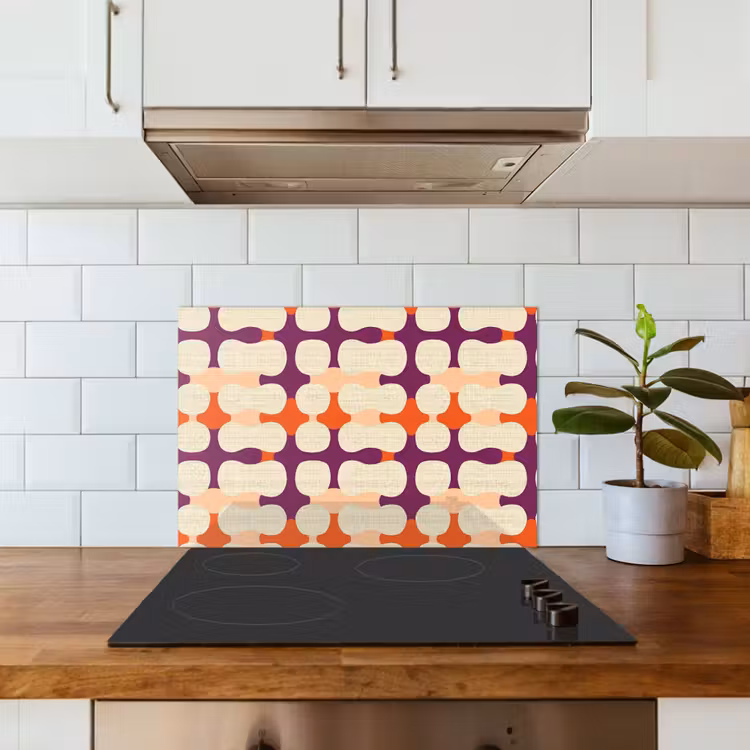 Paraschizzi cucina - Moderno - A fantasia - Colorato — 3