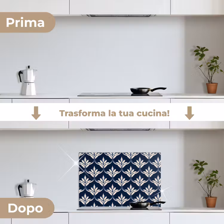 Paraschizzi cucina - Moderno - Design - Blu — 7