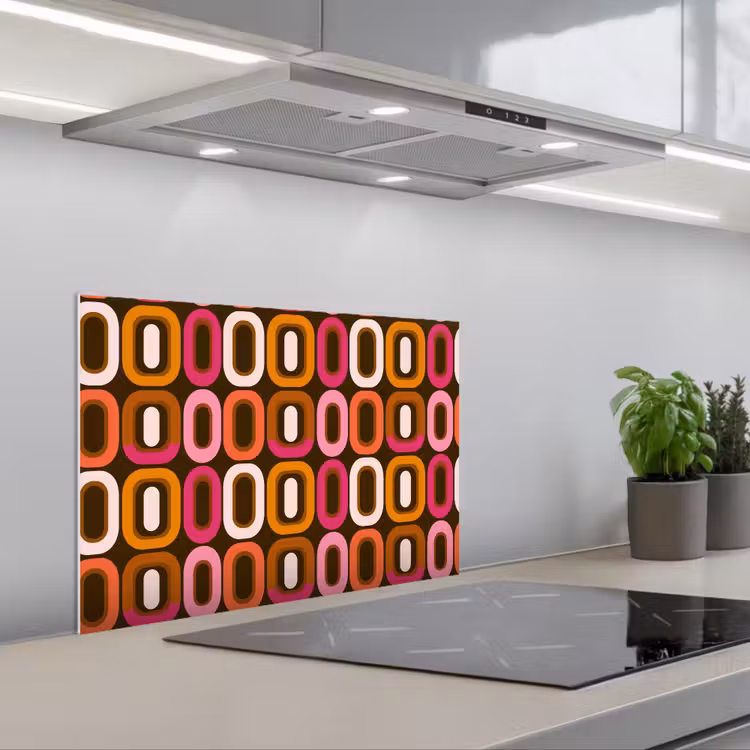 Paraschizzi cucina - Moderno - Retrò - Colorato — 1