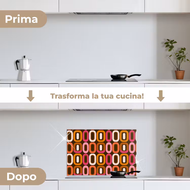 Paraschizzi cucina - Moderno - Retrò - Colorato — 7