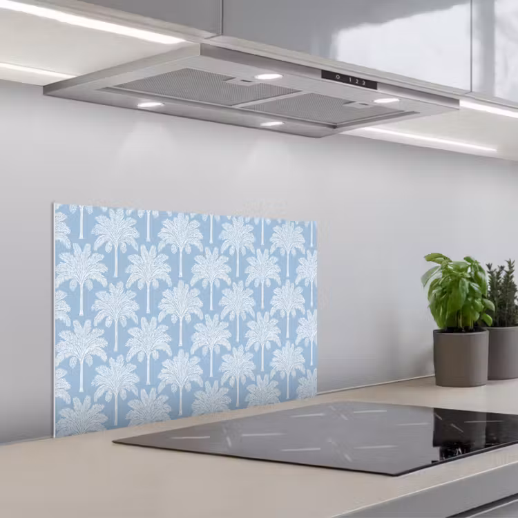 Paraschizzi cucina - Palma - Moderno - Blu — 1