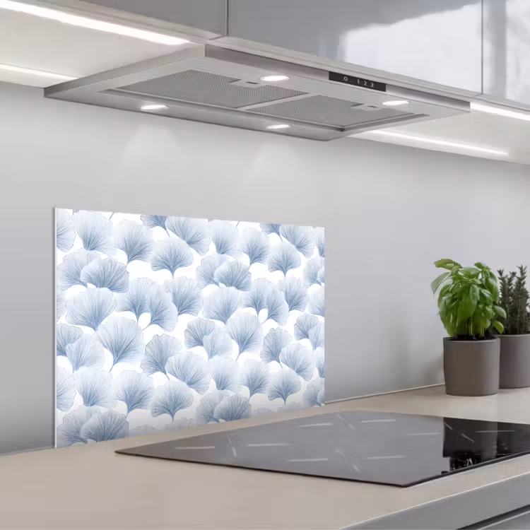 Paraschizzi cucina - Ventilatore - Moderno - Blu — 1