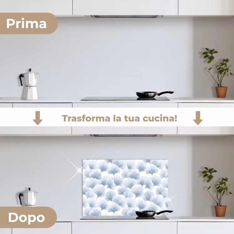 Paraschizzi cucina - Ventilatore - Moderno - Blu — 7