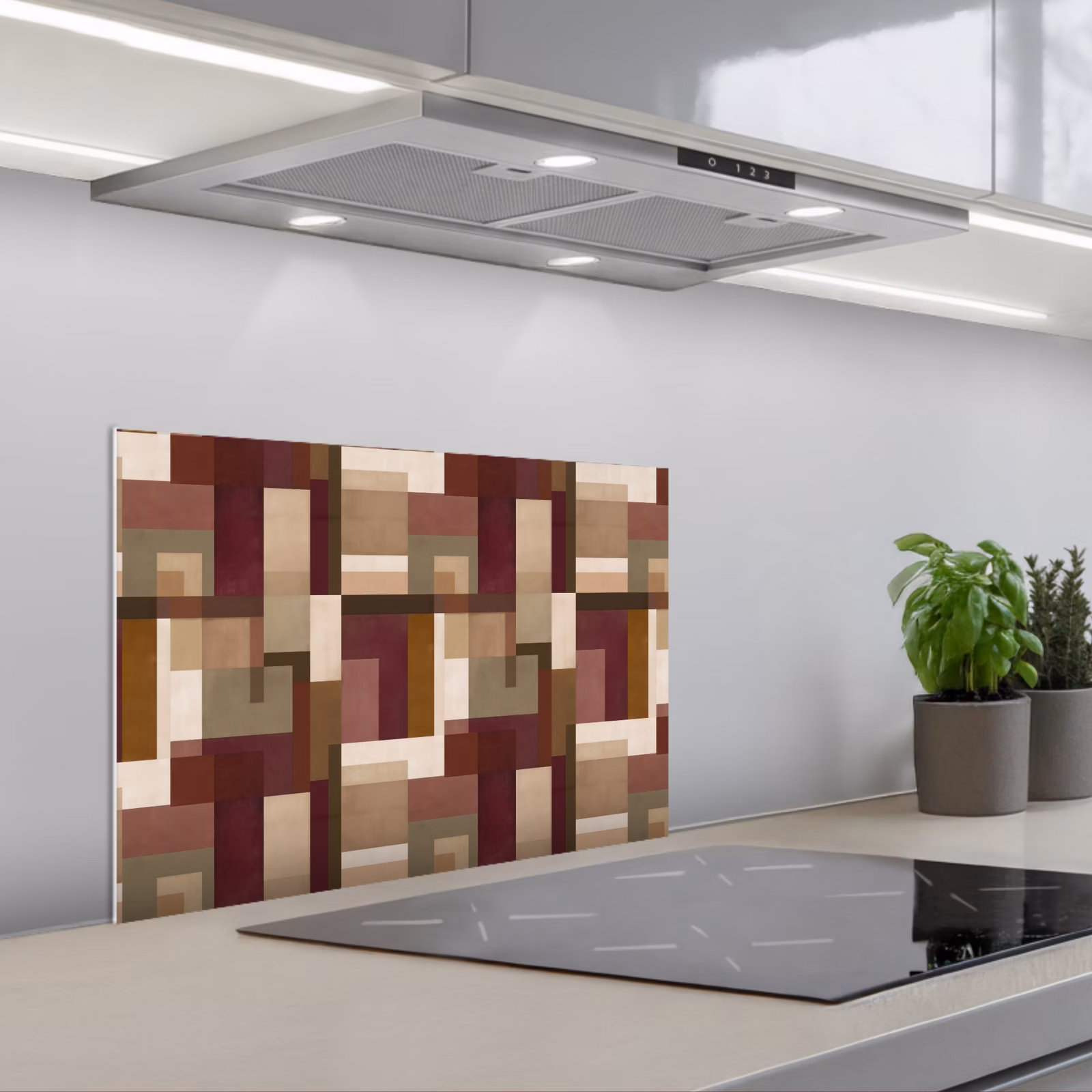 Paraschizzi cucina - Moderno - Geometrico - Colorato — 1