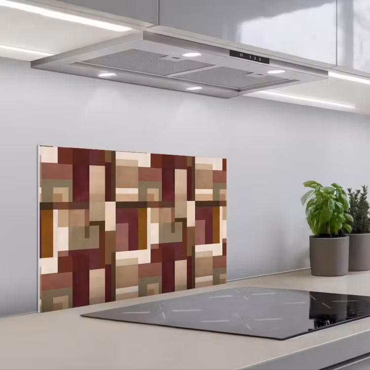 Paraschizzi cucina - Moderno - Geometrico - Colorato — 1