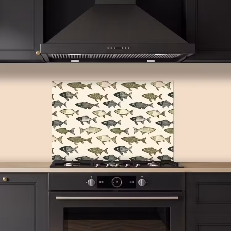 Paraschizzi cucina - Pesci - Classico - Verde — 5