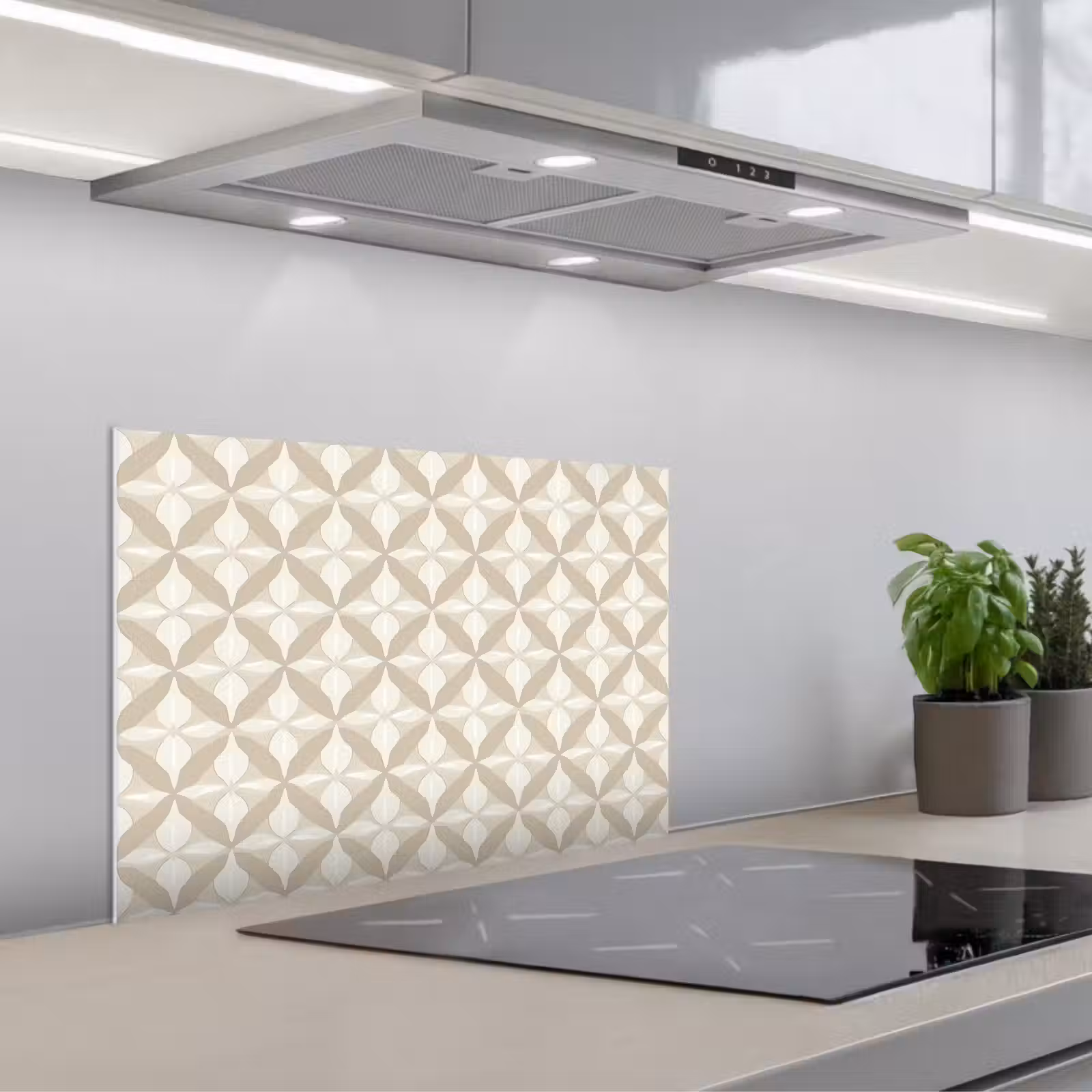 Paraschizzi cucina - Modello - Classico - Beige — 1