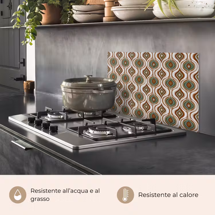 Paraschizzi cucina - Motivo - Modello - Colorato — 2