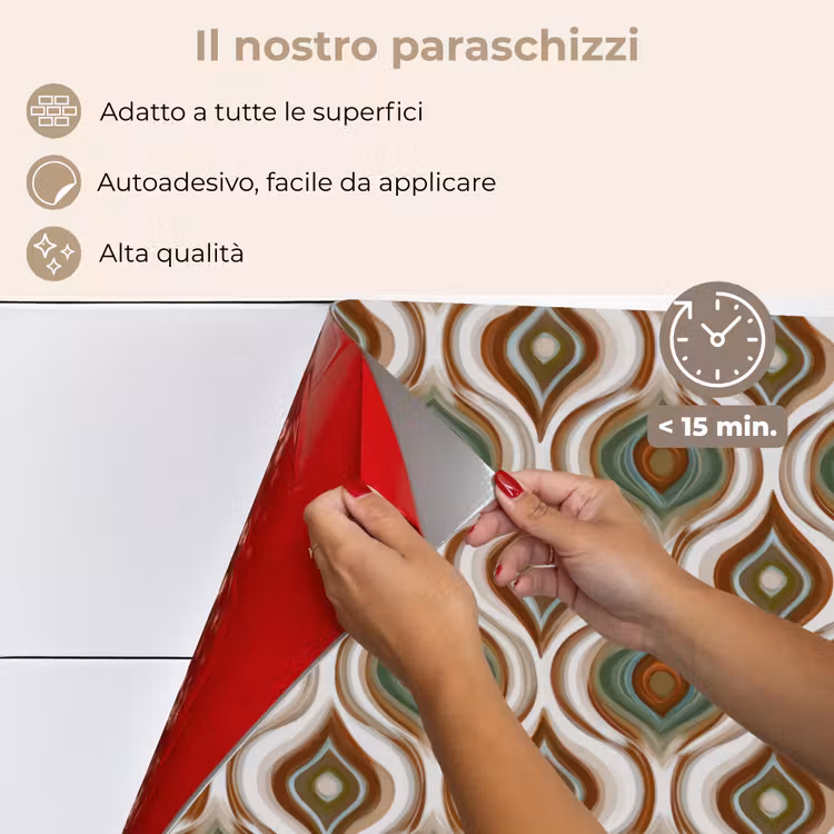 Paraschizzi cucina - Motivo - Modello - Colorato — 4