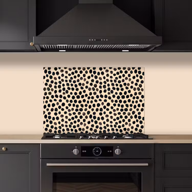 Paraschizzi cucina - Pois - Motivo - Nero — 5