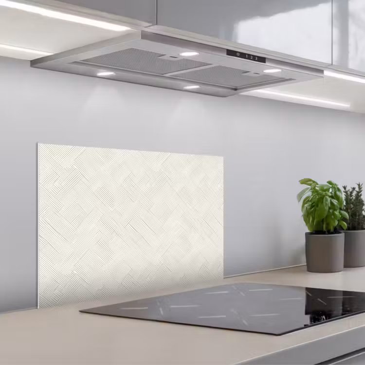 Paraschizzi cucina - Texture - Astratta - Beige — 1