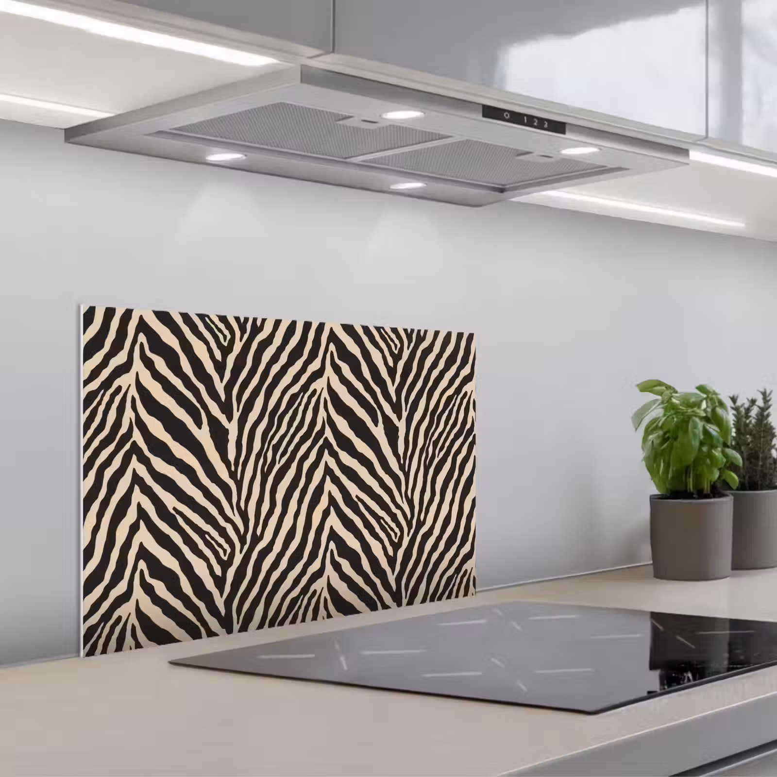 Paraschizzi cucina - Zebra - Classico - Nero — 1