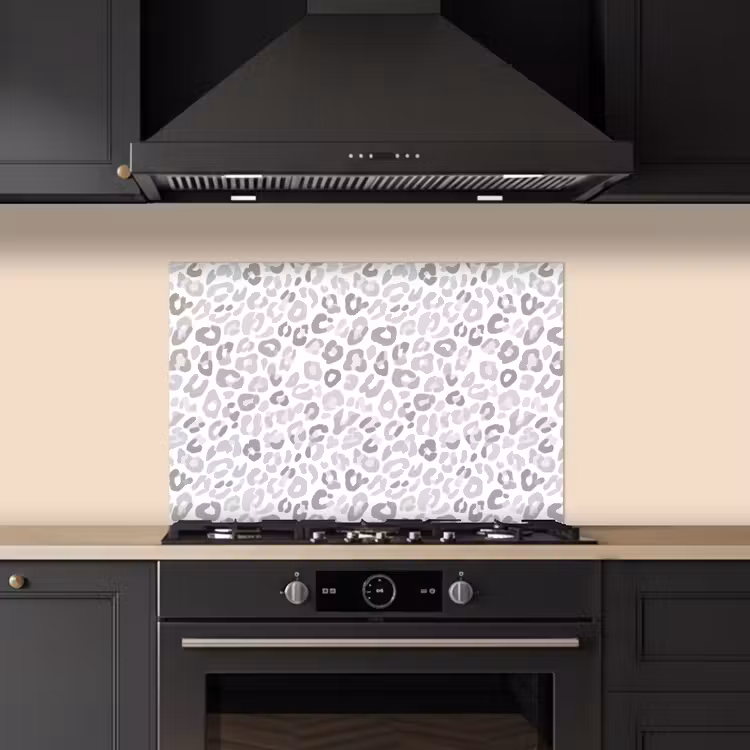 Paraschizzi cucina - Leopardo - Motivo - Grigio — 5